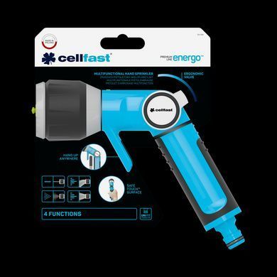 Распылитель садовый многофункциональный Cellfast ENERGO TSV, 7 режимов полива