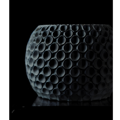 Цветочный горшок 3d Sferra круглый 19.5 x 16.5 cm, Цвет Антрацит