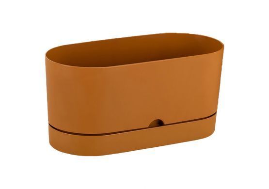 Вазон для квітів Poliwork Begonya Balcony підвісний 5,5 л 30 x 14 x 14 см, Колір Білий