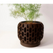 Цветочный горшок 3d Geolux Premium круглый 17 x 12 cm, Цвет Коричневый