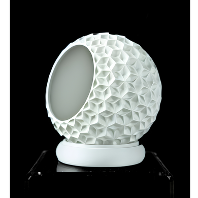 Квітковий горщик 3d Orbix круглий 16.5 x 13.5 cm, Колір Білий