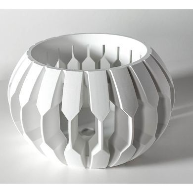 Квітковий горщик 3d Orchid Tala Premium круглий 17.5 x 12.5 cm, Колір Білий