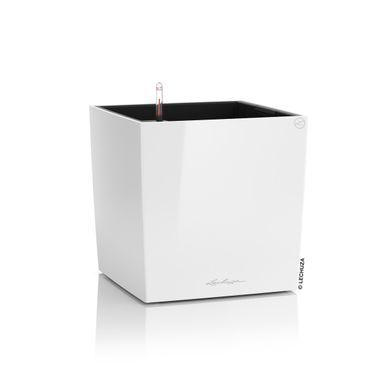 Умный горшок Lechuza CUBE Premium 30 квадратный 12л 30 x 30 см, Цвет Кофе