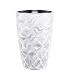 Горщик для квітів Form-Plastic Флоу Слим круглий 24 л 30 х 48 см, Колір Білий