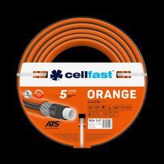 Поливальний шланг Cellfast ORANGE TSV 1/2'' 50 м &ndash; міцний, зносостійкий, легкий та гнучкий для щоденного поливу