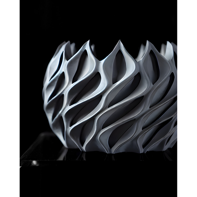 Квітковий горщик 3d Flame Premium круглий 15 x 11 cm, Колір Сірий