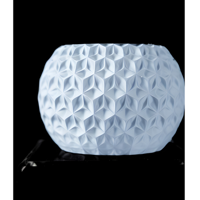 Квітковий горщик 3d Orbix круглий 15 x 12.5 cm, Колір Білий
