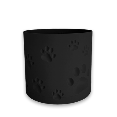 Квітковий горщик 3d, Trace Animal , круглий 12 x 11 cm, Колір Антрацит