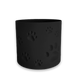 Квітковий горщик 3d, Trace Animal , круглий 12 x 11 cm, Колір Антрацит
