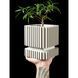 Квітковий горщик 3d Tower круглий 15 x 16.5 cm, Колір Білий