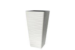 Горшок для цветов Form-Plastic Сахара Дюны квадрат 77,5 л 40 х 75 см, Цвет Светло-Серый