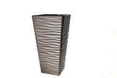Горшок для цветов Form-Plastic Сахара Дюны квадрат 77,5 л 40 х 75 см, Цвет Коричневый