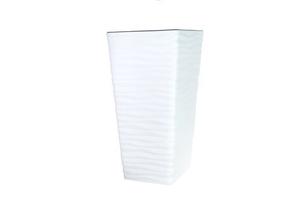 Горшок для цветов Form-Plastic Сахара Дюны квадрат 77,5 л 40 х 75 см, Цвет Коричневый