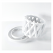 Цветочный горшок 3d Orchid Halo Premium круглый 13.5 x 10.5 cm, Цвет Белый