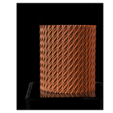 Квітковий горщик 3d Folium Premium круглий 9 x 10,5 cm, Колір Коричневий