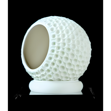 Цветочный горшок 3d Sferra круглый 12.5 x 10.5 cm, Цвет Белый