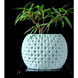 Цветочный горшок 3d Sferra круглый 12.5 x 10.5 cm, Цвет Белый