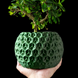 Цветочный горшок 3d Orbix круглый 16.5 x 13.5 cm, Цвет Зеленый