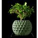 Цветочный горшок 3d Orbix круглый 16.5 x 13.5 cm, Цвет Зеленый