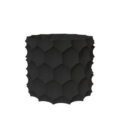 Квітковий горщик 3d, Razorix , круглий 15.5 x 14.5 cm, Колір Антрацит