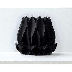Квітковий горщик 3d Tallflower Premium круглий 19 x 17 cm, Колір Антрацит