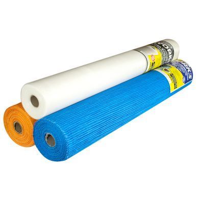 Скловолоконна сітка SHD 45 г/м2 1 м х 50 м біла фасадна WORKS