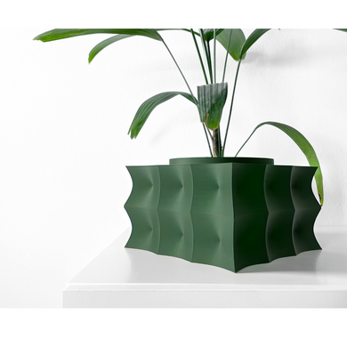 Квітковий горщик 3d Bloomex patrat 16 x 12 cm, Колір Зелений