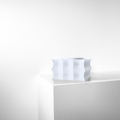 Квітковий горщик 3d Bloomex patrat 13 x 9 cm, Колір Білий