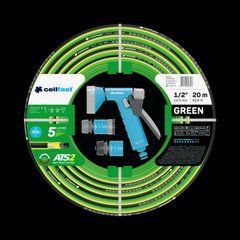 Набір шланг Cellfast GREEN TSV 1/2''20м + набір фітингів CELLPRO &ndash; міцний, зносостійкий, легкий та гнучкий для щоденного поливу