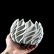 Квітковий горщик 3d Flame Premium круглий 18 x 13 cm, Колір Білий