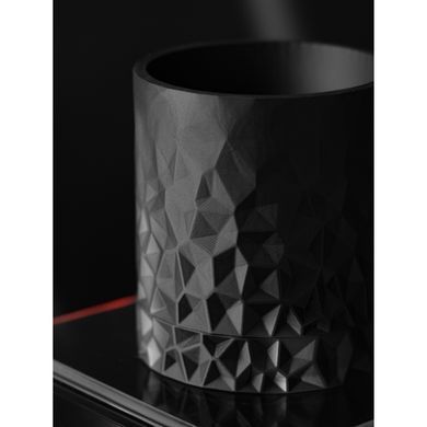 Квітковий горщик 3d Diamond Premium круглий 10.5 x 11.5 cm, Колір Антрацит