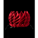 Квітковий горщик 3d Flame Premium круглий 12 x 9 cm, Колір Червоний