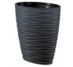 Горщик для квітів Form-Plastic Сахара Еліпс овальний 85 л 60 х 60 см, Колір Антрацит