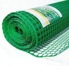 Сітка SHD 20*20 пластикова 1.5х20 м (зелена) квадрат сітка садова