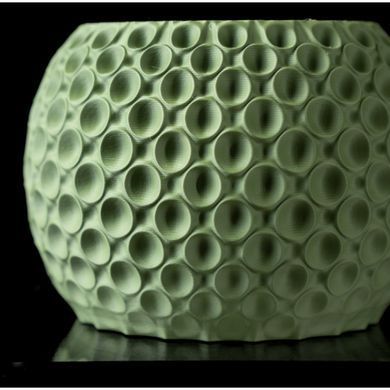 Цветочный горшок 3d Sferra круглый 15 x 12.5 cm, Цвет Зеленый