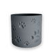 Квітковий горщик 3d, Trace Animal , круглий 16.5 x 15.5 cm, Колір Сірий