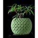 Цветочный горшок 3d Sferra круглый 15 x 12.5 cm, Цвет Зеленый
