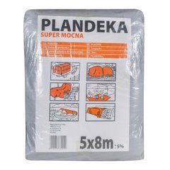 Тент SHD 160г/м2 5мх8м "PLANDEKA" тент тарпаулиновый укрывной