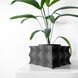 Цветочный горшок 3d Bloomex patrat 19 x 14 cm, Цвет Антрацит