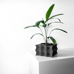 Квітковий горщик 3d Bloomex patrat 175 x 13 cm, Колір Антрацит