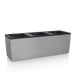 Умный горшок Lechuza Balconera 30 TRIO Stone прямоугольный 14 x 3 л 32 x 100 x 35 см, Цвет Кварцовый белый