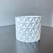 Квітковий горщик 3d, Trigrix , круглий 13 x 12 cm, Колір Червоний