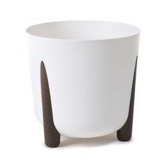 Вазон для квітів Lamela FRIDA круглий 255x255x253 мм, колір білий