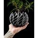 Квітковий горщик 3d Flame Premium круглий 12 x 9 cm, Колір Антрацит