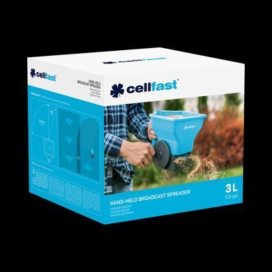 Сеялка ручная Cellfast TSV 3 л, для семян и удобрений, равномерный посев семян