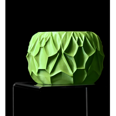 Квітковий горщик 3d Mistella круглий 18 x 14 cm, Колір Зелений