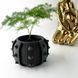 Квітковий горщик 3d Spike круглий 15.5 x 11 cm, Колір Negru
