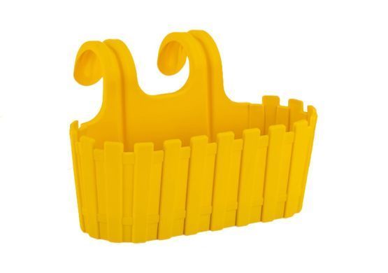 Вазон для цветов Poliwork Akasya Easy Hanger подвесной овальный 3 л 29 x21 x 18 см, Цвет Коричневый