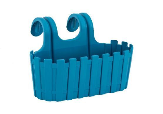 Вазон для цветов Poliwork Akasya Easy Hanger подвесной овальный 3 л 29 x21 x 18 см, Цвет Коричневый