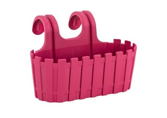 Вазон для цветов Poliwork Akasya Easy Hanger подвесной овальный 3 л 29 x21 x 18 см, Цвет Коричневый